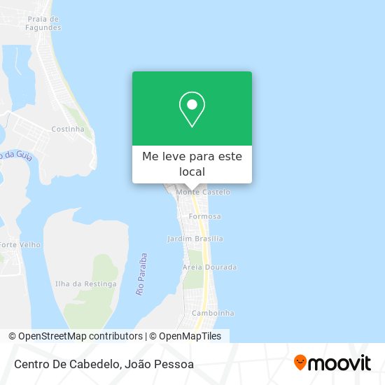 Centro De Cabedelo mapa