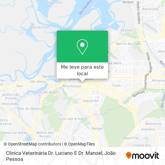 Clinica Veterinária Dr. Luciano E Dr. Manoel mapa