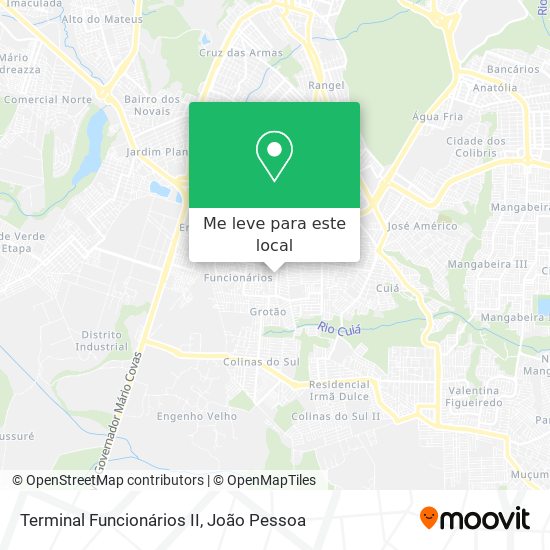 Terminal Funcionários II mapa