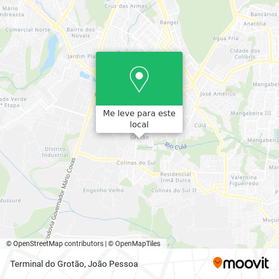 Terminal do Grotão mapa