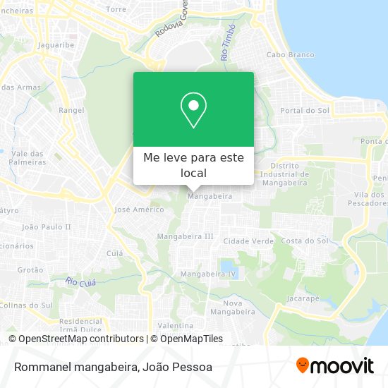 Rommanel mangabeira mapa