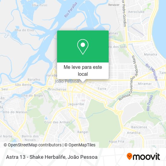 Astra 13 - Shake Herbalife mapa