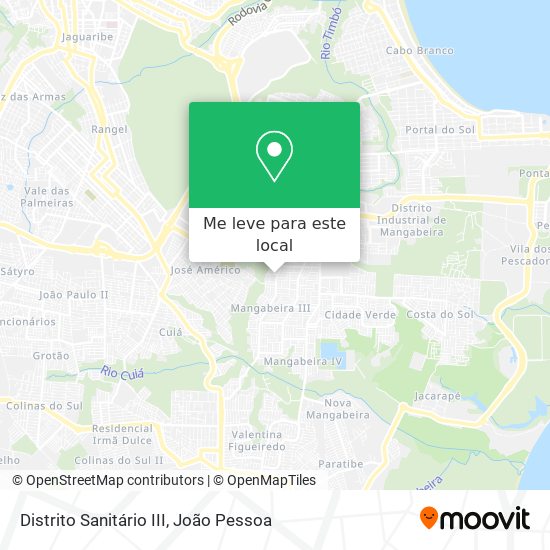 Distrito Sanitário III mapa