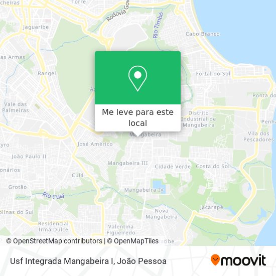 Usf Integrada Mangabeira I mapa