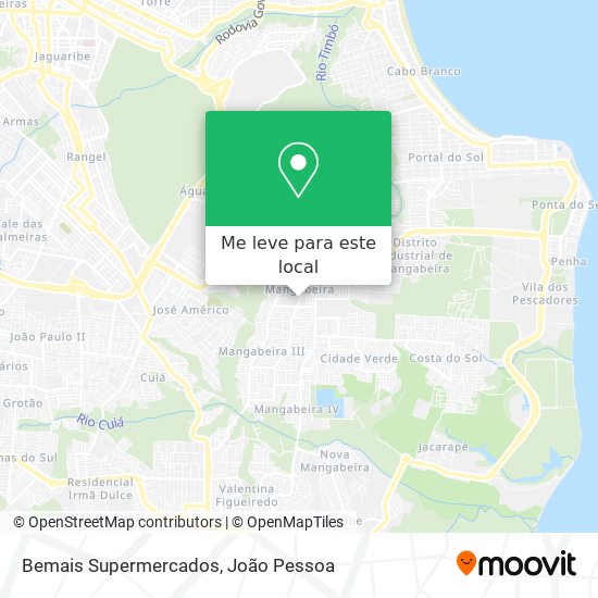 Bemais Supermercados mapa