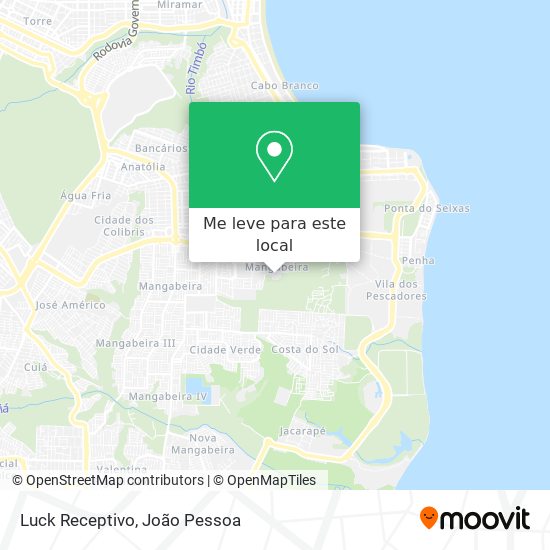Luck Receptivo mapa