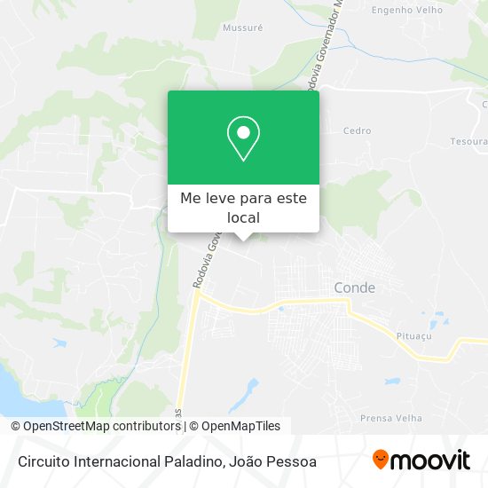 Circuito Internacional Paladino mapa