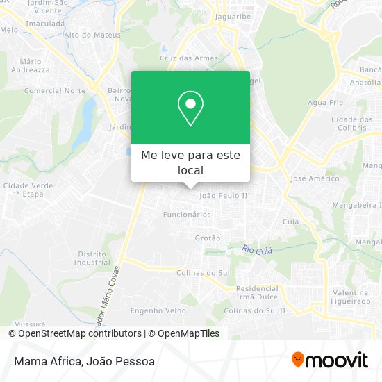 Mama Africa mapa