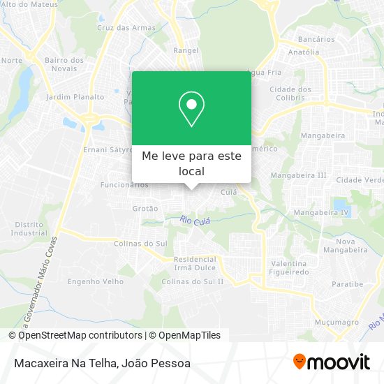Macaxeira Na Telha mapa