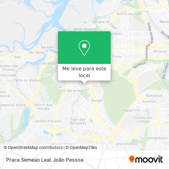 Praca Semeao Leal mapa