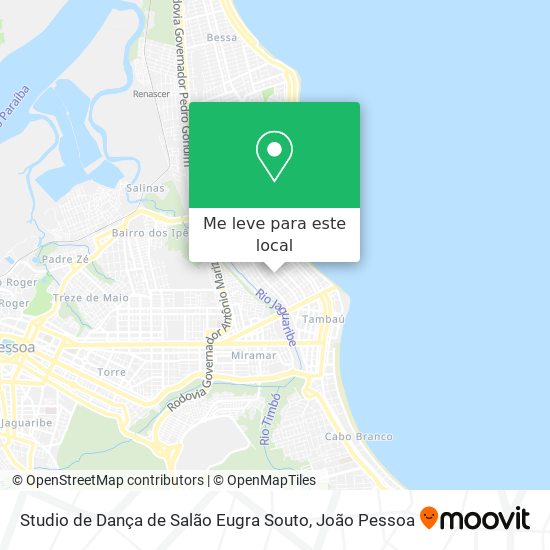 Studio de Dança de Salão Eugra Souto mapa