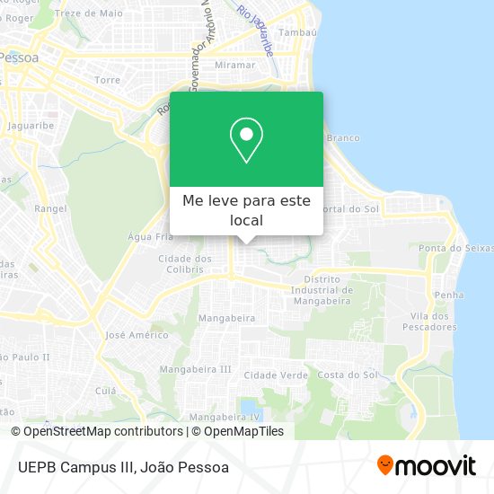 UEPB Campus III mapa
