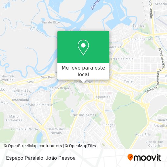 Espaço Paralelo mapa