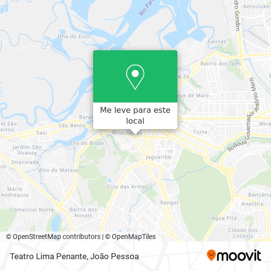 Teatro Lima Penante mapa