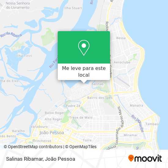 Salinas Ribamar mapa