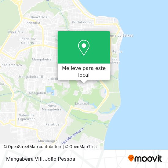 Mangabeira VIII mapa