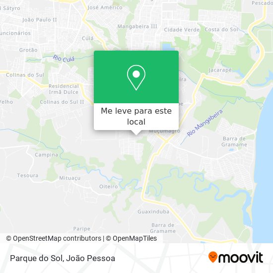 Parque do Sol mapa