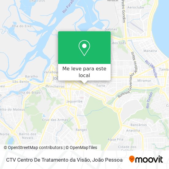 CTV Centro De Tratamento da Visão mapa