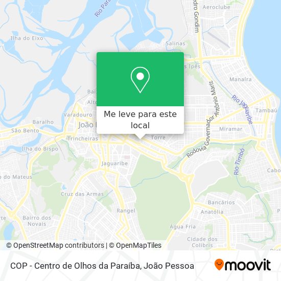 COP - Centro de Olhos da Paraíba mapa