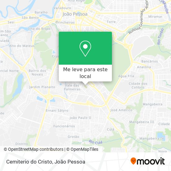 Cemiterio do Cristo mapa