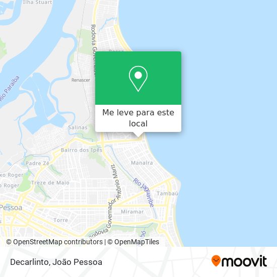 Decarlinto mapa