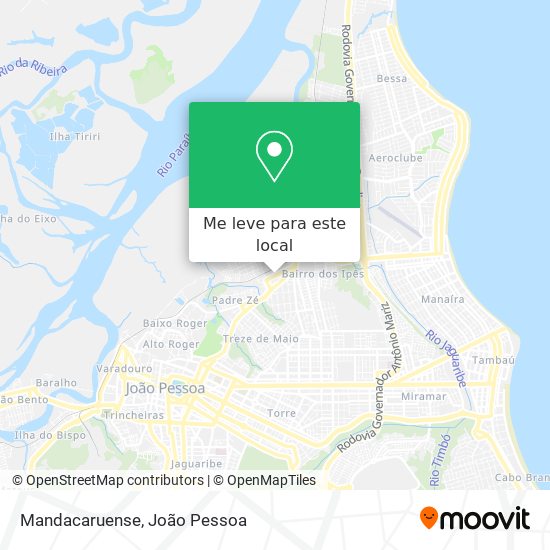 Mandacaruense mapa