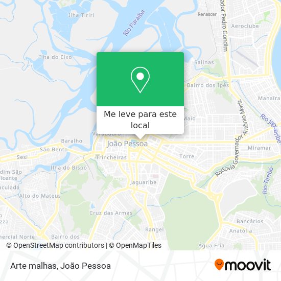 Arte malhas mapa