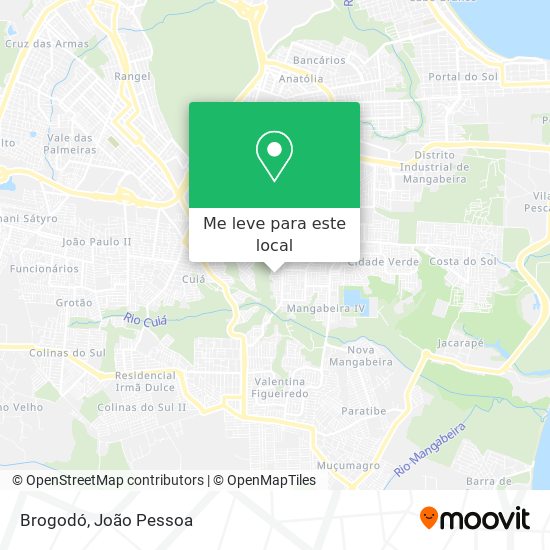 Brogodó mapa