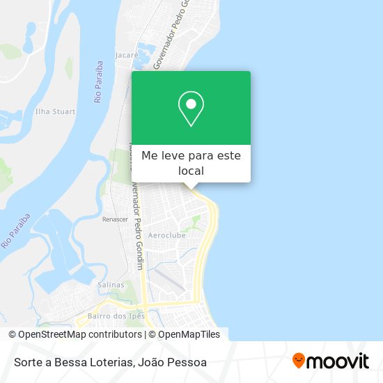 Sorte a Bessa Loterias mapa