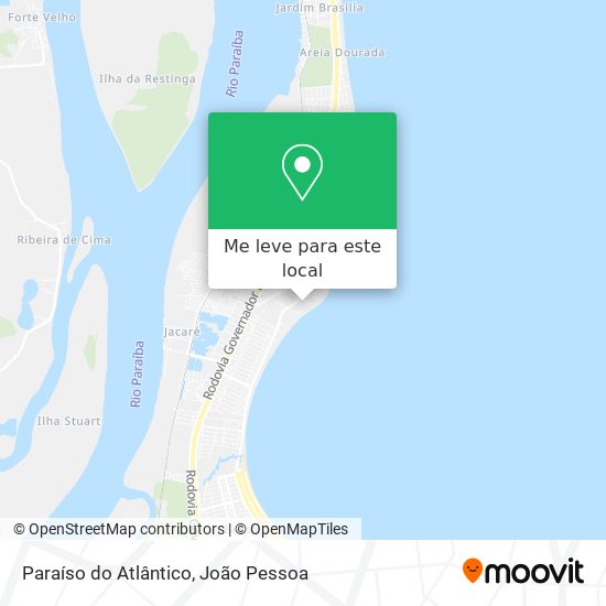 Paraíso do Atlântico mapa