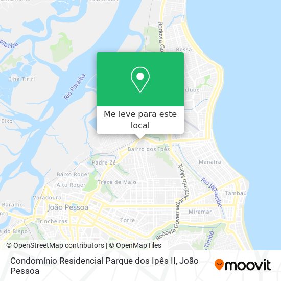 Condomínio Residencial Parque dos Ipês II mapa