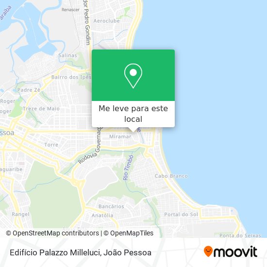 Edifício Palazzo Milleluci mapa