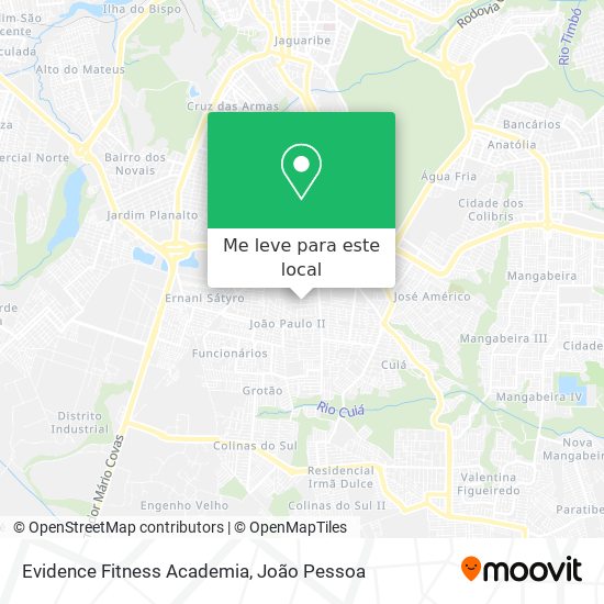 Evidence Fitness Academia mapa