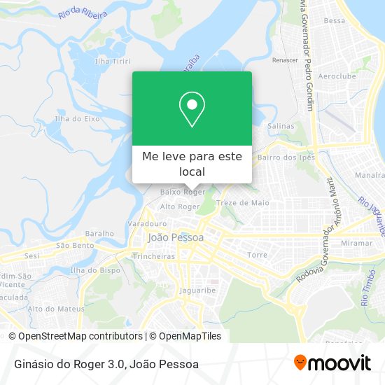 Ginásio do Roger 3.0 mapa