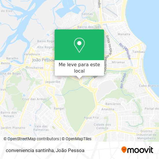 conveniencia santinha mapa