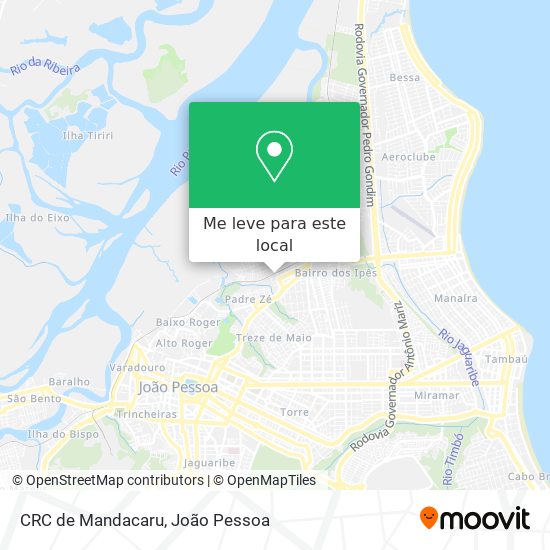 CRC de Mandacaru mapa