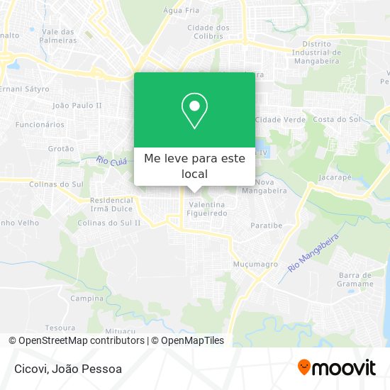 Cicovi mapa