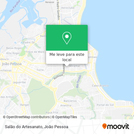 Salão do Artesanato mapa