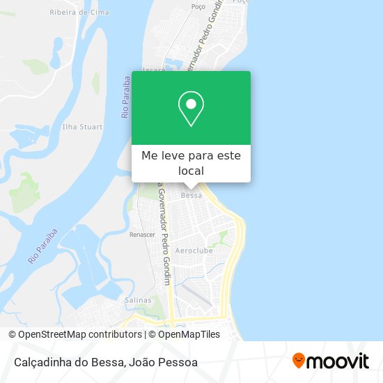 Calçadinha do Bessa mapa