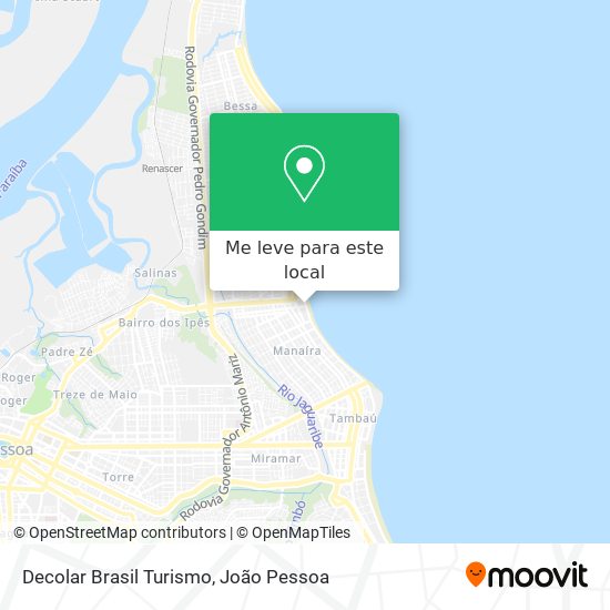 Decolar Brasil Turismo mapa