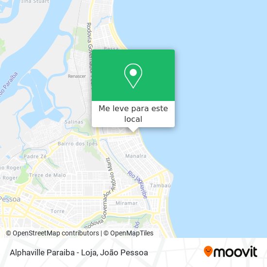 Alphaville Paraiba - Loja mapa