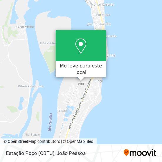 Estação Poço (CBTU) mapa