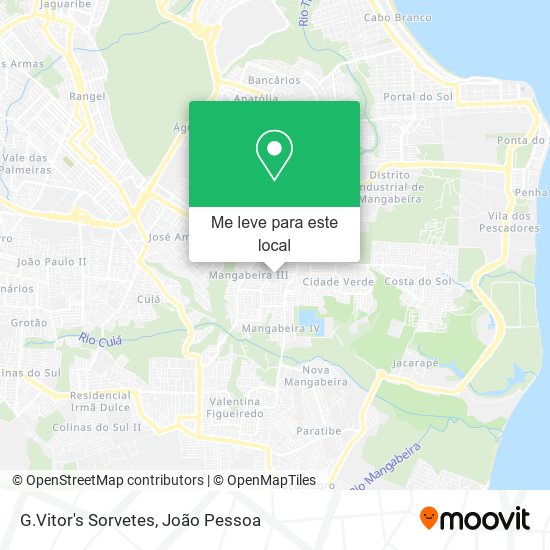 G.Vitor's Sorvetes mapa