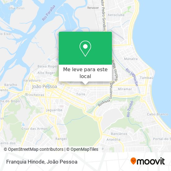 Franquia Hinode mapa