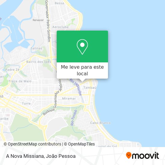 A Nova Missiana mapa