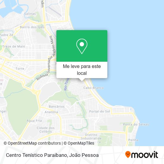 Centro Tenístico Paraibano mapa