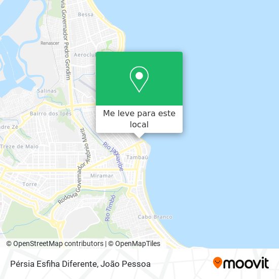 Pérsia Esfiha Diferente mapa
