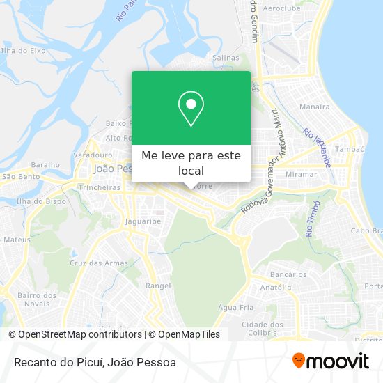 Recanto do Picuí mapa