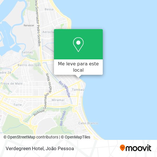 Verdegreen Hotel mapa