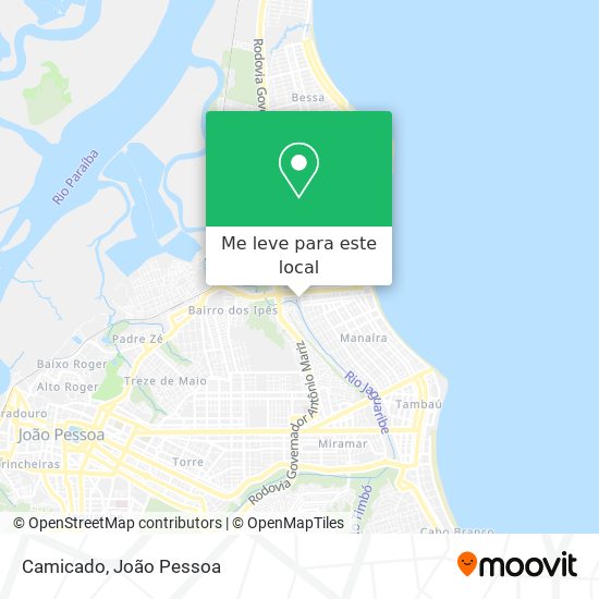 Camicado mapa